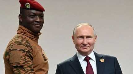 Capt Ibrahim Traoré and Vladimir Putin