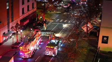 explosion at a historic Texas hotel