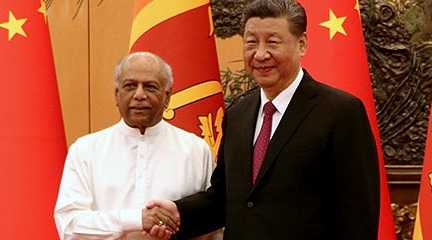 Xi Jinping n Dinesh Gunawardena