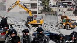  Israel demolishes Palestinian home in Jerusalem