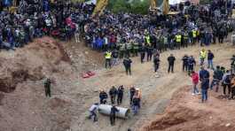 Rescue workers in Morocco's Chefchaouen province