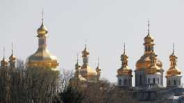 A view shows the Kiev Pechersk Lavra monastery