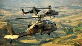 Israeli Apache helicopters