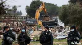 Demolition of Palestinian house in Sheikh Jarrah