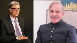 Shahbaz Sharif with Bill Gates