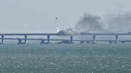 Explosion at Crimean Bridge