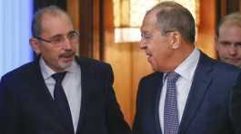 Ayman Safadi n Sergey Lavrov