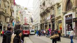 Istiklal Street in Istanbul