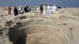 ancient Christian monastery on Siniyah Island in UAE