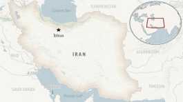 map for Iran 