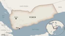 map for Yemen