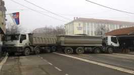 roadblocks in Kosovo