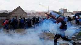 Demonstrators clash with security forces