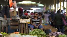 vender waits for customers