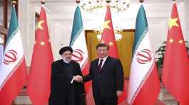 Ebrahim Raisi with his Xi Jinping