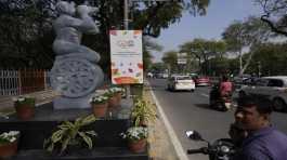 welcome banner for delegates of G20