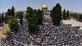 Friday prayer at Al-Aqsa