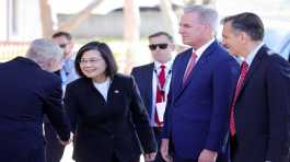 Tsai Ing-wen meets Kevin McCarthy