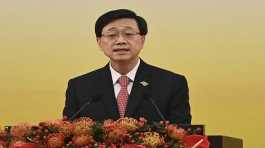 Hong Kong Chief Executive John Lee,.