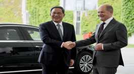 Olaf Scholz and Li Qiang