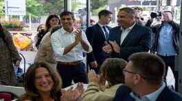 Prime Minister Rishi Sunak visits Uxbridge