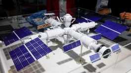 model of a new Russian orbital space station