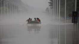 flooded road