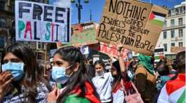 Pro Palestinian protest in London