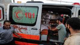 Israeli warplane attacked ambulances