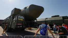 Russian Yars intercontinental ballistic missile