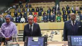 UN staff observe moment of silence