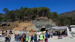 entrance of a tunnel