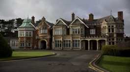 mansion house at Bletchley Park museum